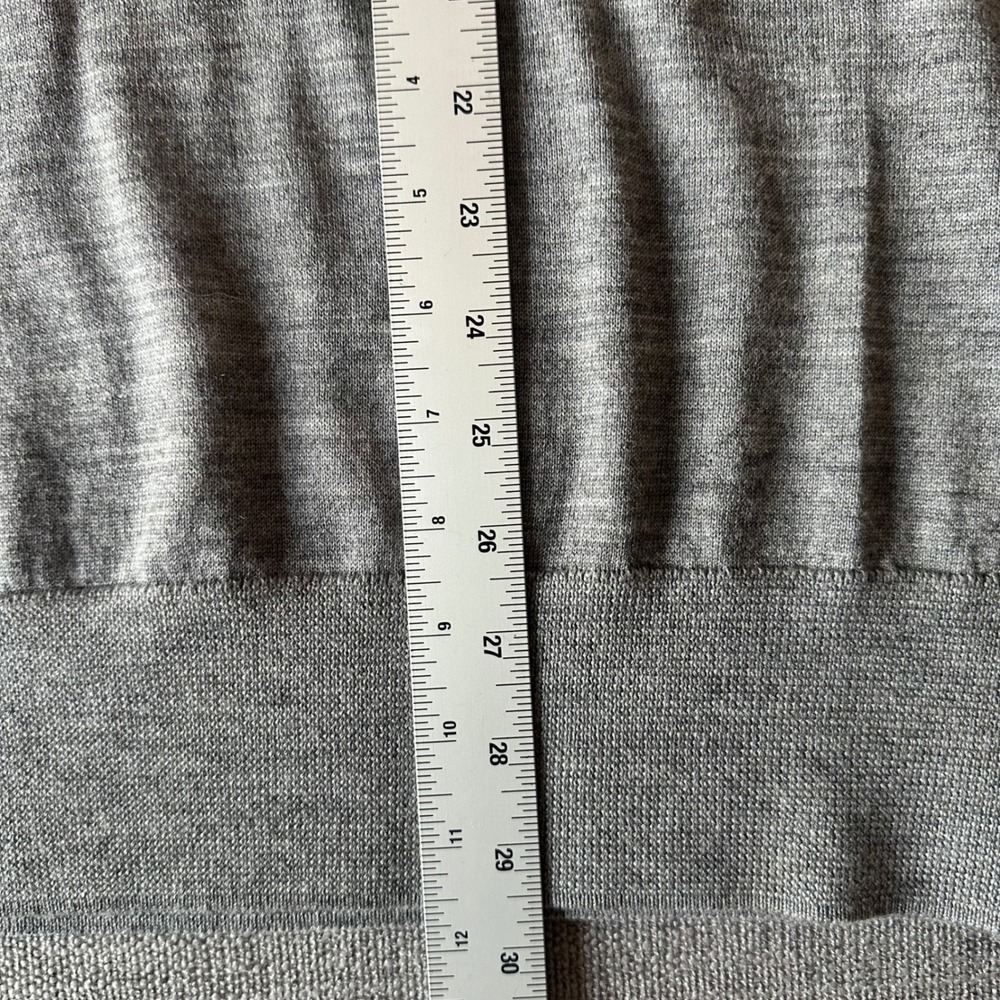 AllSaints Merino Wool Sweater Mens XL Grey NEW Ramskull Crew Neck Pullover - Picture 6 of 11